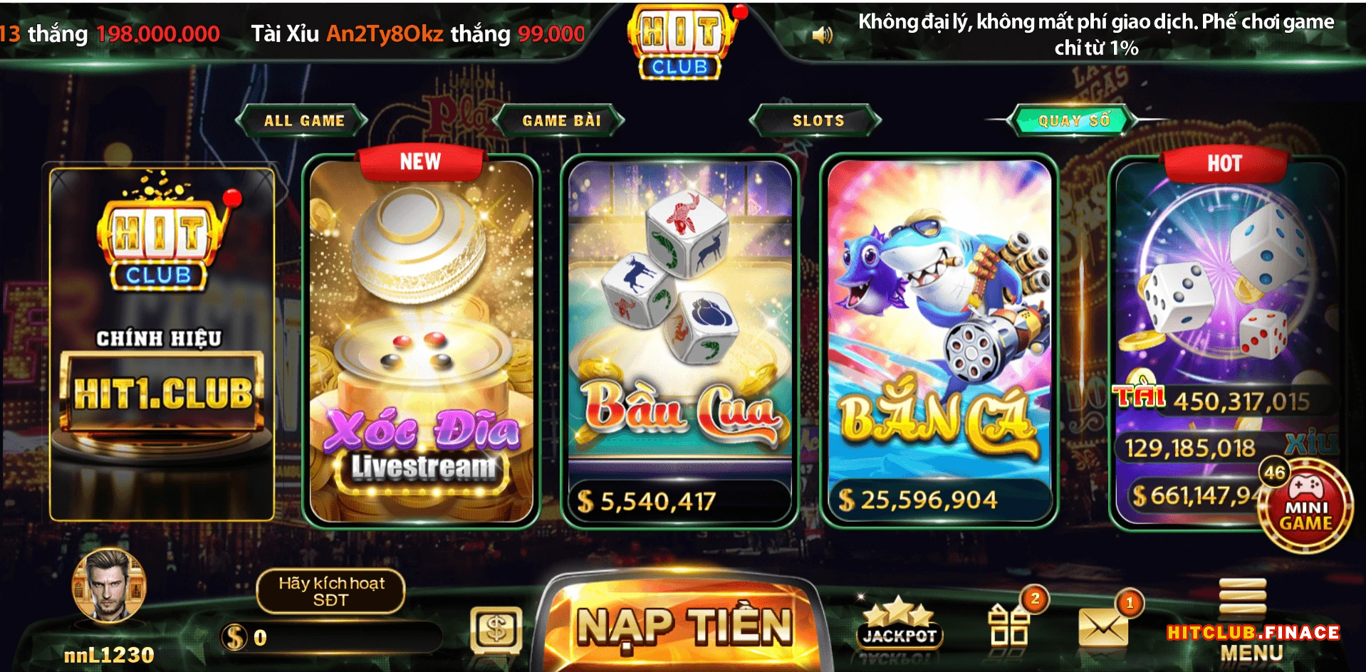 sản phẩm hitclub