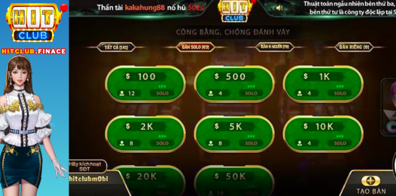 Phòng chơi Catte HitClub